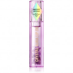 Makeup Revolution Crystal Aura ulei pentru buze nutritie si hidratare culoare Amethyst Lavender 2,5 ml