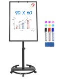 tabla mobila magnetica 90A 60, cm , roti blocabile, tava markere, dubla fata.- resigilat -