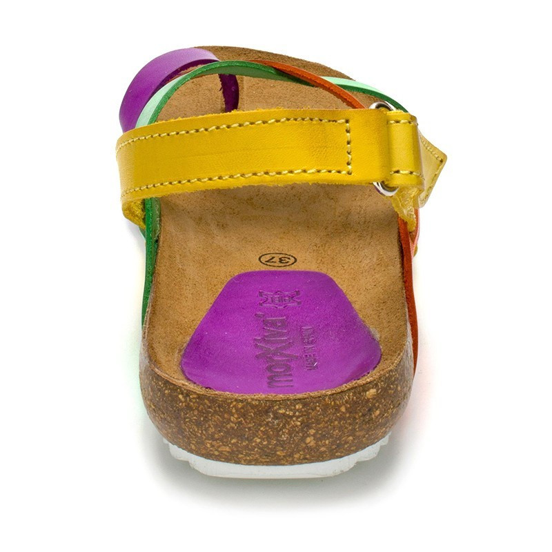 Sandale Dama Spania Comod Piele C, 35 - 37, 39, 41, Multicolor, Piele  naturala, Sandaleromane | Okazii.ro
