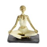 Statueta aurie yoga 10 cm