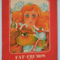 Carte povesti -Fat Frumos cu Parul de Aur -I. C. Fundescu- Format Mare 1975