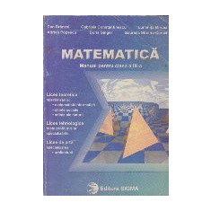 Matematica. Manual pentru clasa a IX-a - M1 si M2