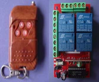 Kit receptor+telecomanda 4 canale tip1 foto