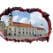 Autocolant decorativ, Gaura in perete, Multicolor, 85 cm, 631STC-1