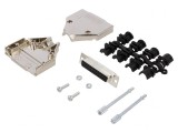 Conector D-Sub 25 PIN Mufă Mamă Lipire Pe Cablu Set Complet, MH CONNECTORS