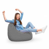 Fotoliu Puf Bean Bag tip Para XL Scandinavian Black, Updeco