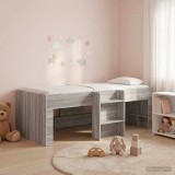 Cumpara ieftin Cadru de Pat Inalt pentru Copii Sonoma gri 80 x 200 cm