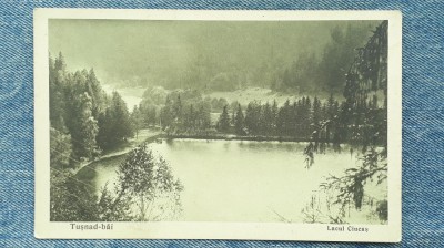 60 - Tusnad Bai Lacul Ciucas / Baile Tusnad Furdo / carte postala foto