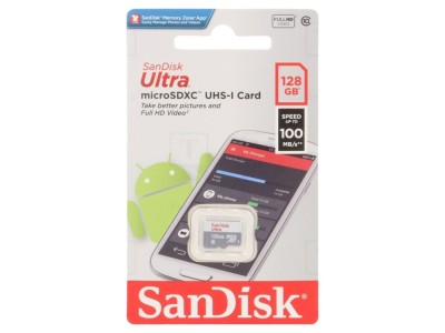 Card memorie microSDXC 128GB Class 10 foto
