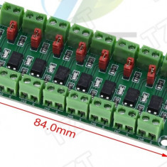 Convertor 3.6-30V PC817 8 canale cu optocuploare