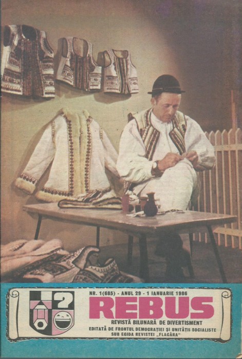 Revista Flacara Rebus nr. 1 / 1 ianuarie 1986