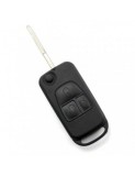 Carcasa cheie tip briceag 3 butoane, lama 2 piste pentru Mercedes Benz