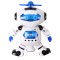 Robotel interactiv cu functii de rotire360 de grade ,danseaza ,canta si lumineaza