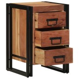vidaXL Dulap de noapte Maro 40 x 40 x 59 cm lemn masiv de acacia