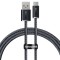 CABLU alimentare si date Baseus, Dynamic Fast Charging Data Cable pt. smartphone, USB (T) la USB Type-C (T), 100W, braided, 1m, gri, &quot;CALD000616&quot; (inc