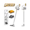 Aspirator vertical 20 v cu o baterie 2 ah si incarcator - Ingco CVLI2006