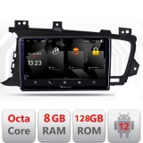 Navigatie dedicata Kia Optima 2011-2013 Android 12 8GB RAM 128GB QLED 2K