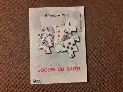 Gheorghe Paun - Jocuri cu carti foto