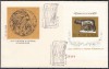 ROMANIA 1975 LP 887 ANUL EUROPEAN ALOCROTIRII MONUMENTELOR COLITA NEDANTELATA /PLIC STAMPILA PRIMA ZI A EMISIUNII FDC, Stampilat