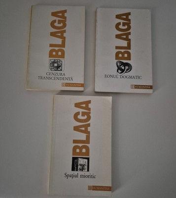 Lucian Blaga Spatiul mioritic / Eonul dogmatic / Cenzura transcedenta foto
