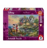 Cumpara ieftin Puzzle Schmidt - Thomas Kinkade: Sweethearts Mickey&amp;Minnie, 1000 piese (59639)
