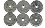 Romania: Set 3 Monede 10 Bani (1905, 1906, 1906J) - Colecție Numismatică Rară