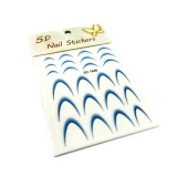 Stickere tip slider design french-ombr&eacute; #1948