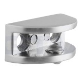 Cumpara ieftin Suport oval, pentru polita geam, crom, 20 buc / set