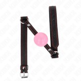 KINK - ROSE GOLD BALL 4 CM GAG 60 x 2 CM, KINK COLLAR &amp; GAG
