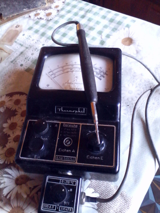 Termometru Electronic vechi Thermophil Type 4412 An 1968