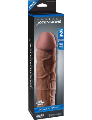 Manson prelungitor penis Fantasy X-tensions Mega 2&amp;#039; Extension Brown 20,3cm foto