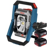 Bosch GLI 18V-2200 C PRO + 1600A019S0 - Lampa + Set 2 acumulatori si incarcator Li-Ion 18 V 4 Ah