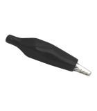 Clema crocodil mediu negru 35mm 5A, Oem