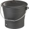 Galeata/recipient pentru cenusa, metal, negru, 8 L, Strend Pro
