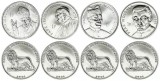 Congo 2004 - 1 franc, Papa Ioan Paul II, set 4 monede UN