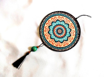 ornament pe lemn mandala 43299 foto