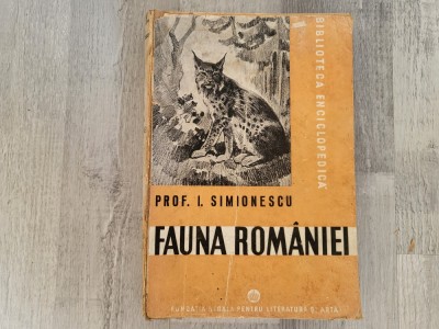 Fauna Romaniei de I.Simionescu foto