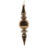 Cumpara ieftin Set 6 ornamente brad Craciun sticla aurie &Oslash; 5x19 cm