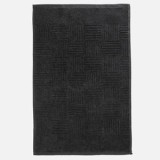 Prosop de bucatarie din bumbac, negru cu linii, 60x40 cm, CMCLASS