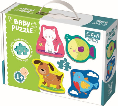 PUZZLE TREFL BABY CLASIC ANIMALE 8 PIESE foto