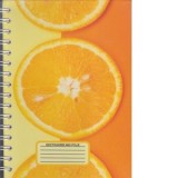 Caiet A5 dictando, 140 file cu spira, coperti cartonate