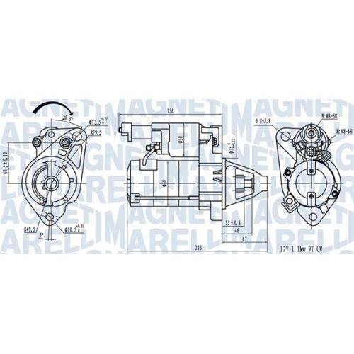 Electromotor Honda Civic Ix Sedan (Fb) 09.11-12.16, Civic 8 Hatchback (Fn Fk) 09.05-12.12, Civic 8 Sedan (Fd Fa) 09.05-05.13, Fr-V (Be) 08.04-, 1.8 (