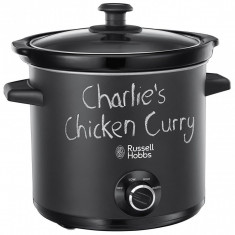 Slow cooker Russell Hobbs Chalkboard 24180-566, 200 W, 3,5 l, Negru foto