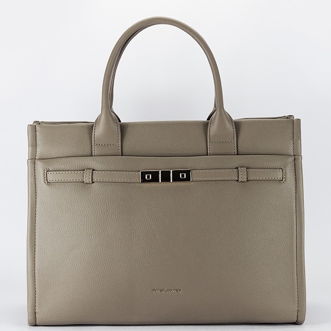 Geanta taupe deschis mare David Jones CM7736 17