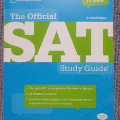 The official SAT STUDY GUIDE, 2009, 996 pag, in engleza, stare fb