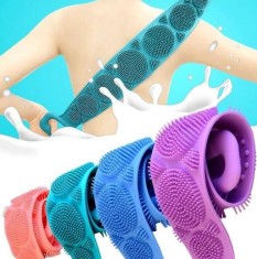 Banda pentru spalarea spatelui, perie silicon 1+1 Gratis foto