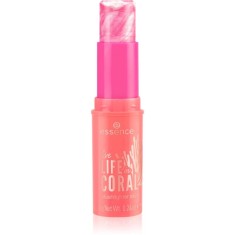 essence LIFE in CORAL blush cu efect iluminator stick culoare 01 Glowin&#039; Coraltastic, Baby! 7 g