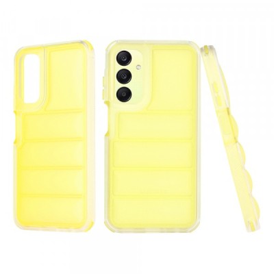 Husa pentru Samsung Galaxy A25 A256, Techsuit, Wave Shield, Galbena foto