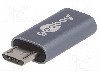 Cablu USB B micro mufa, USB C soclu, USB 2.0, lungime {{Lungime cablu}}, {{Culoare izola&amp;amp;#355;ie}}, Goobay - 55553 foto