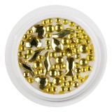 Cumpara ieftin Cristale Unghii LUXORISE, Splendor Gold, LUXORISE Nail Art